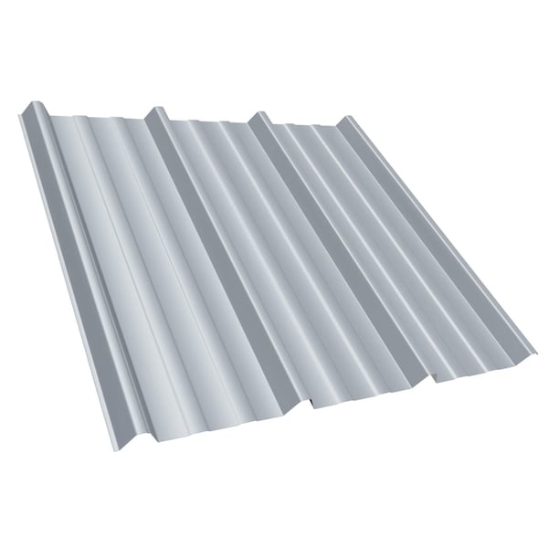 Damwandplaat T45/333MD staal 0,50 mm, Lichtgrijs RAL 7035, 25 µm polyester coating