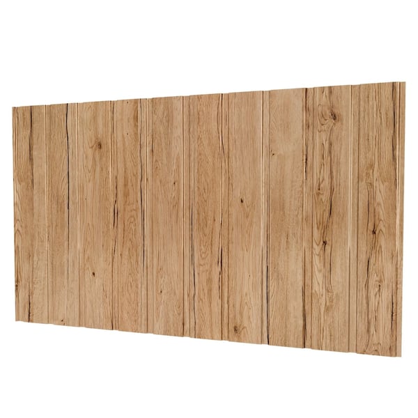 Damwandplaat T7M | Gevel | Staal 0,50 mm | 25 µm Polyester | Houtlook - Ahorn