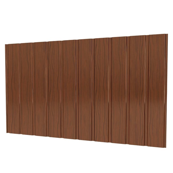 Damwandplaat T7M | Gevel | Staal 0,50 mm | 25 µm Polyester | Houtlook - Eiken