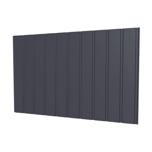 Damwandplaat T7M wand, Grafietgrijs RAL 7024, 0,50 mm, hoofdweergave