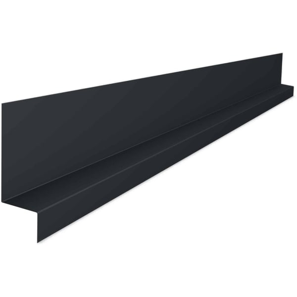 Dorpel | 130 x 40 x 30 x 2100 mm | 100° | Staal 0,50 mm | 25 µm Polyester | 7016 - Antracietgrijs