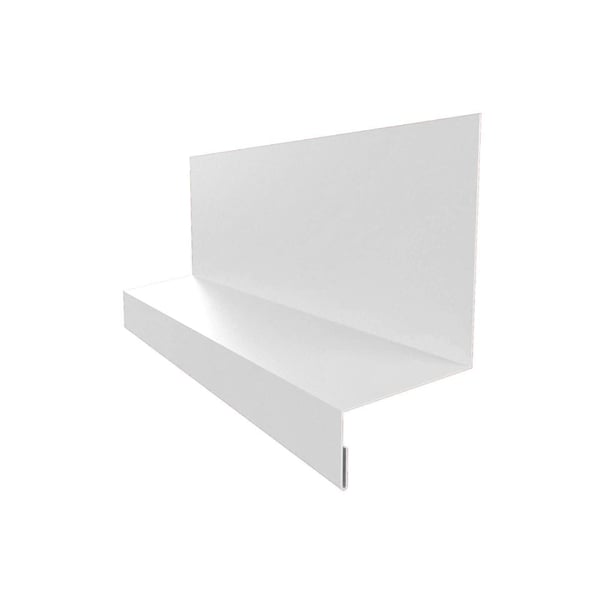 Plint Type 1 van lichtgrijs staal, 0,50 mm dik, 25 µm polyestercoating, hoofdaanzicht