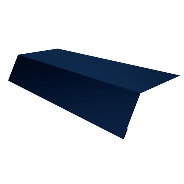 Dakgootprofiel Gentiaanblauw (RAL 5010) van staal, 0,50 mm, hoofdweergave