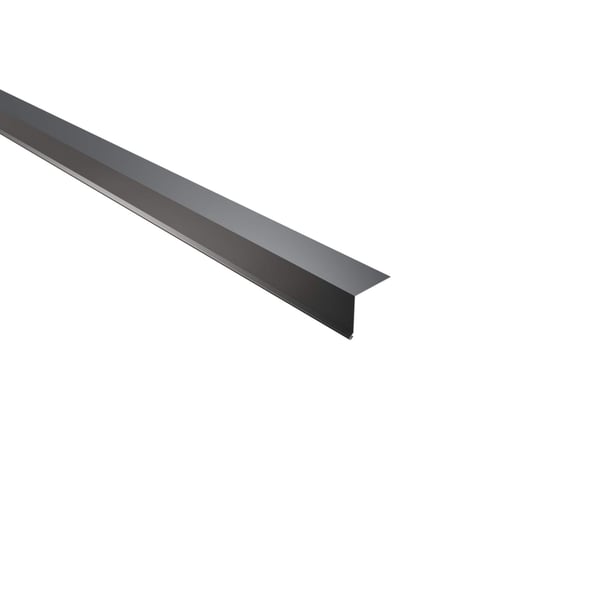 Dakgootprofiel 5x5 cm, Antracietgrijs RAL 7016, 0,50 mm staal, 25 µm polyester coating