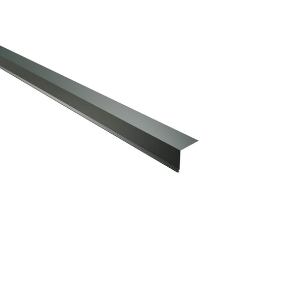 Dakgootprofiel mosgroen RAL 6005, 0,50 mm staal met 60 µm Puramid coating, hoofdaanzicht
