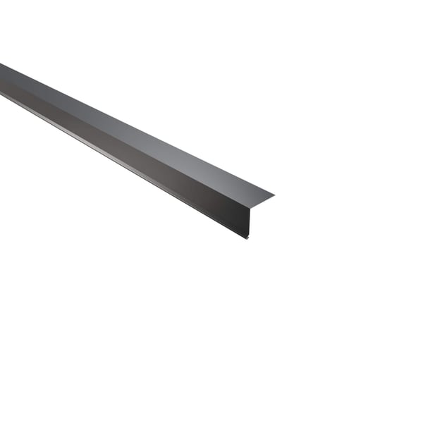 Dakgootprofiel aluminium antracietgrijs (RAL 7016) met 100° hoek, hoofdweergave