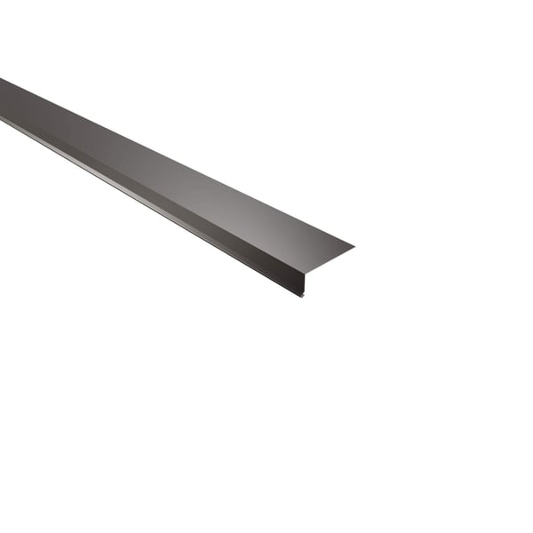 Druiplijst | 8 x 3 cm | 100° | Staal 0,75 mm | 25 µm Polyester | 8017 - Chocoladebruin