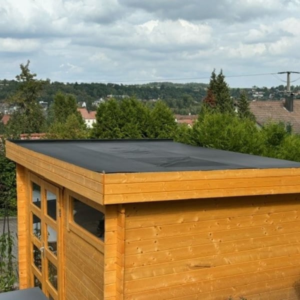 EPDM dakfolie Easystick | Zwart | 1,30 mm | Lengte 5,00 m x Breedte 0,50 m