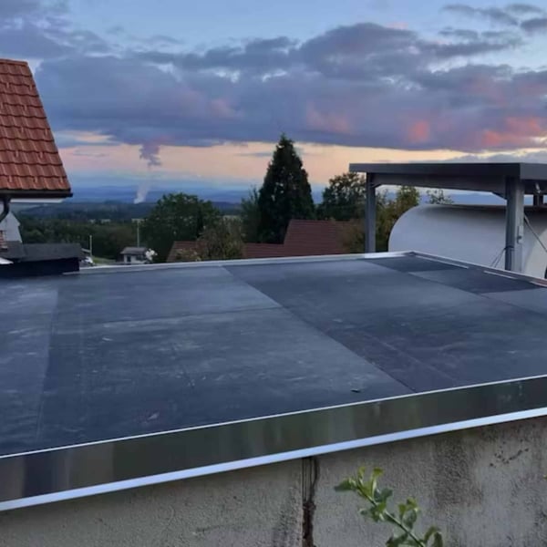EPDM dakfolie Easystick | Zwart | 1,30 mm | Lengte 5,00 m x Breedte 0,50 m