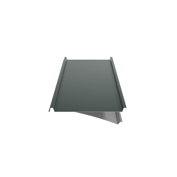 Felsdakplaat 33/500-LE mosgroen, doorsnede met anticondensvlies en zijdelingse overlapping