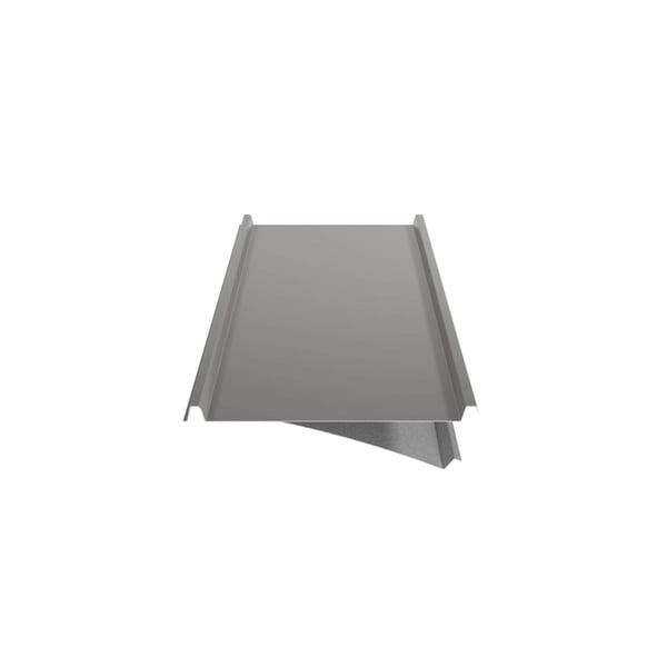 Felsplaat 33/500-LE, grijs aluminiumkleurig, detail van de onderzijde met anticondensvlies en zijprofiel