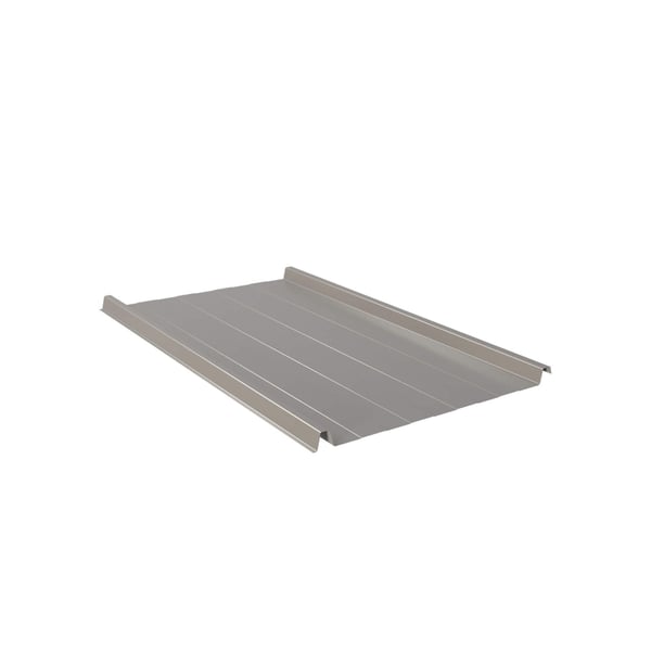 Felsplaat 33/500-LR, grijs aluminiumkleurig, 0,50 mm staal, 25 µm polyester coating