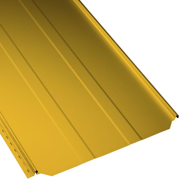 Staande felsplaat PD-510-S trapezium Koolzaadgeel 0,50 mm, hoofdweergave