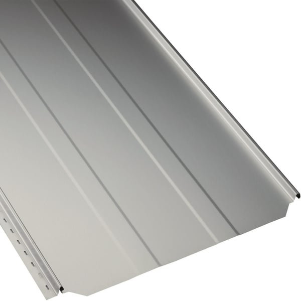 Felsplaten PD-510-S damwandplaat Grijswit, 0,50 mm staal, hoofdweergave van de profielstructuur