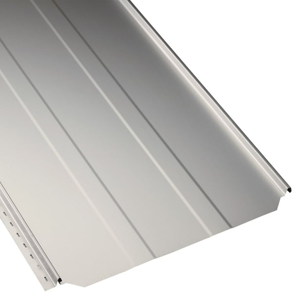 Staande felsplaat PD-510-S trapezium, zuiverwit, 0,50 mm, 25 µm polyestercoating, hoofdweergave
