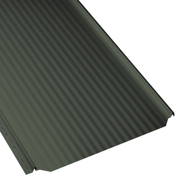 Felsdakpan PD-510-S in Chroomoxydegroen, 0,50 mm staal, 25 µm polyestercoating, microprofiel