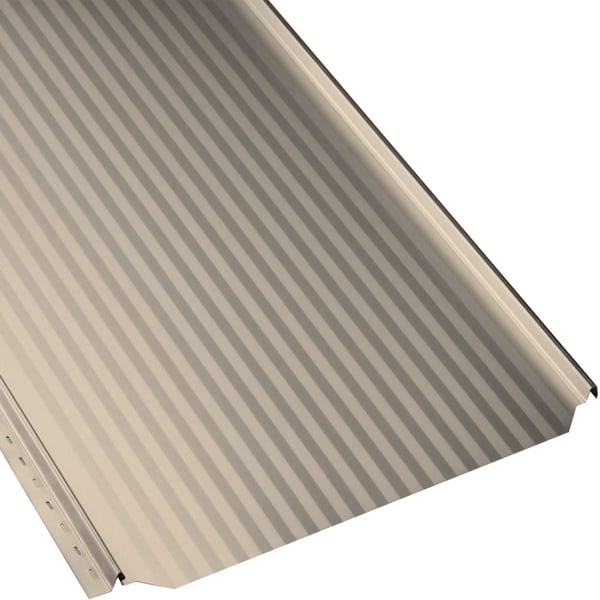 Felsplaat PD-510-S Micro, licht ivoorkleurig, 0,50 mm staal, 25 µm polyestercoating, hoofdaanzicht schuin