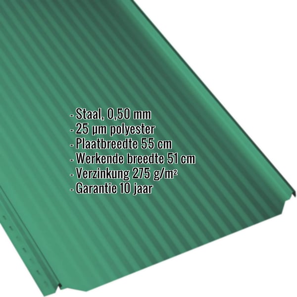 Felsplaat PD-510-S Micro in mintgroen, schuin van boven met ingebedde productgegevens