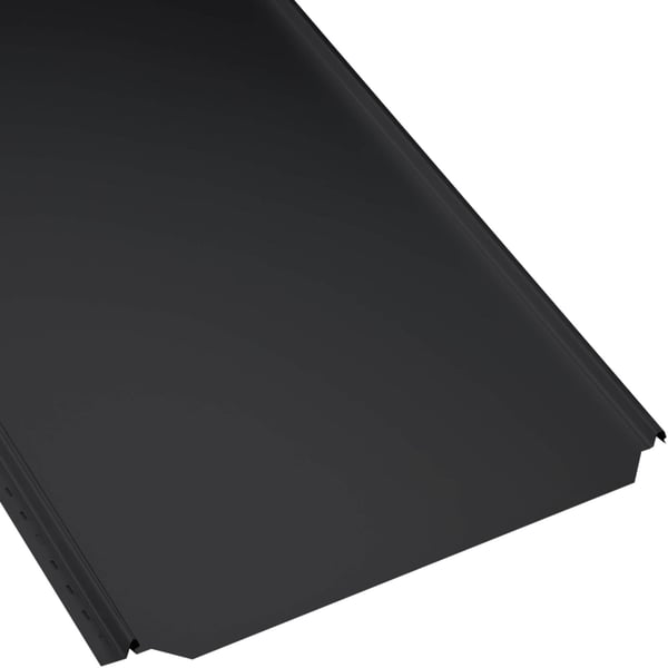 Staande felsplaat PD-510-S Vlak Gitzwart, 0,50 mm, met PURLAK-coating en anticondensvlies, hoofdaanzicht