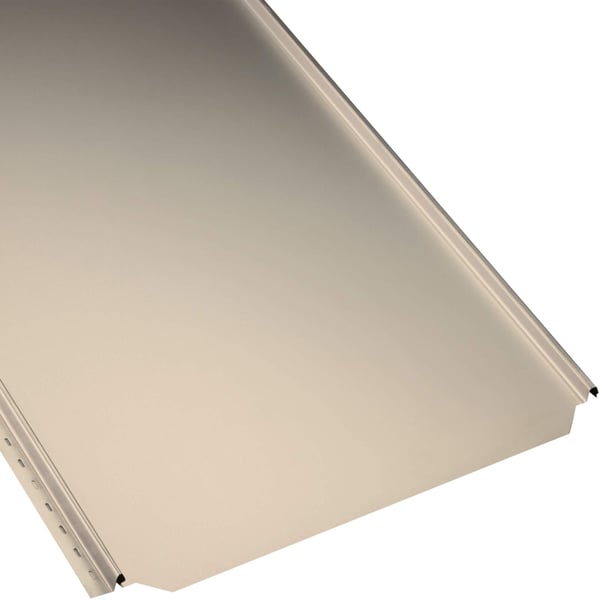 Staande felsplaat PD-510-S Vlak, licht ivoorkleurig (RAL 1015), 0,50 mm staal, hoofdweergave