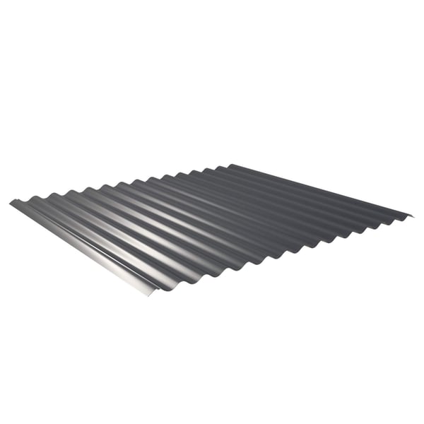 Golfplaat 18/1064 Antracietgrijs (RAL 7016) van aluminium 0,70 mm, hoofdweergave