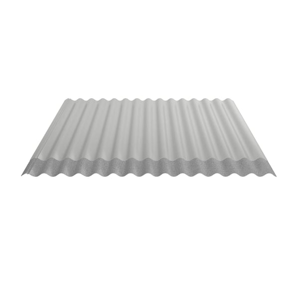 Golfplaat 18/1064 Zilver-Metallic met anticondensvlies aan de onderzijde, detailweergave