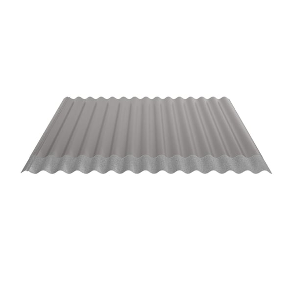 Golfplaat 18/1064, grijs aluminiumkleurig, onderzijde met anticondensvlies