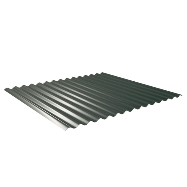 Golfplaat 18/1064 van aluminium 0,70 mm in Mosgroen, hoofdweergave
