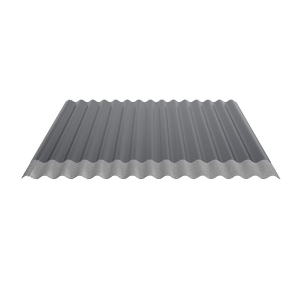 Golfplaat 18/1064 aluminium 0,70 mm Antracietgrijs met anti-condens vlieslaag