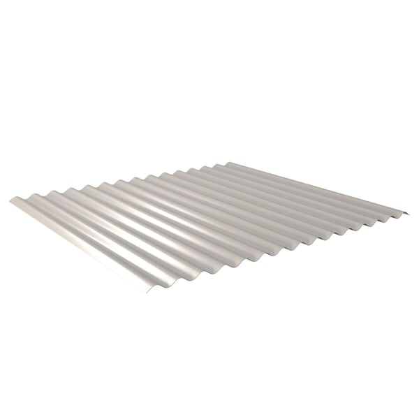 Golfplaat 18/1064, lichtgrijs, 0,50 mm staal, 25 µm polyester coating, hoofdweergave