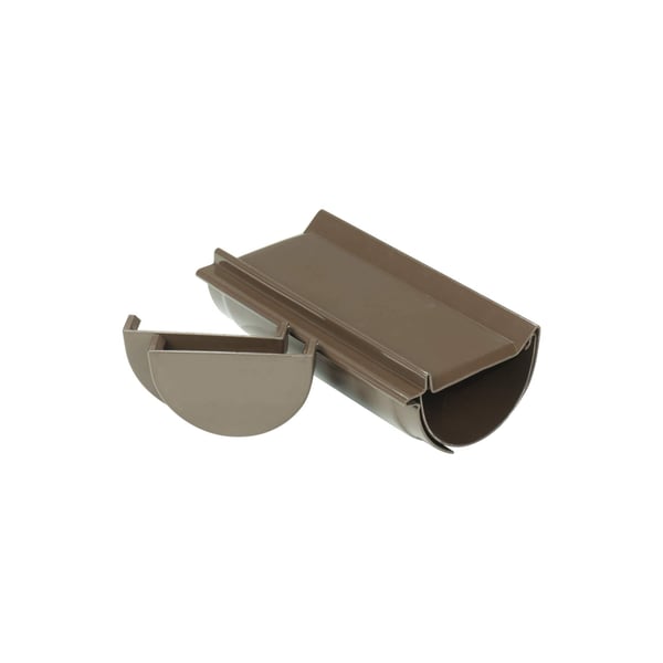Plastmo expansieverbinder van PVC, bruin, hoofdaanzicht