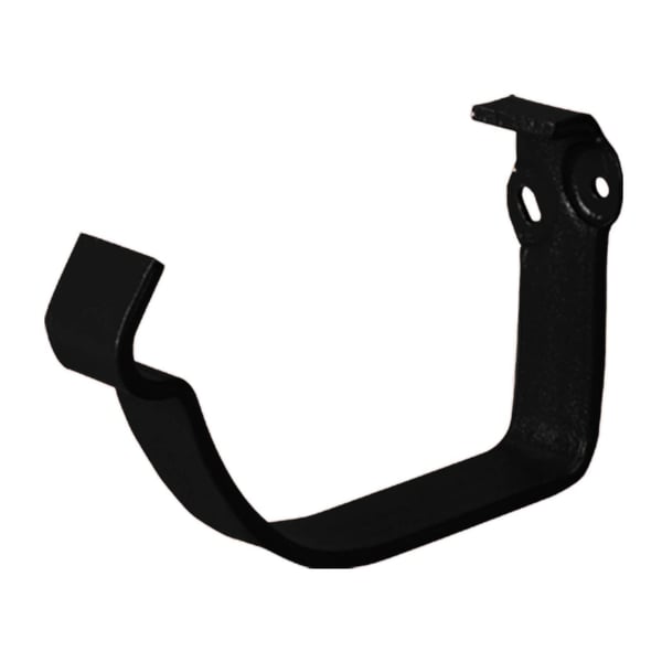 Beugelgootbeugel van staal, Gitzwart (RAL 9005), met polyurethaan coating, hoofdweergave