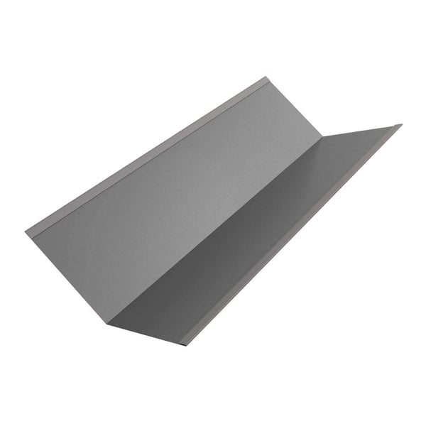 Kilgoot uit staal, 0,50 mm, RAL9007, 25 µm polyestercoating
