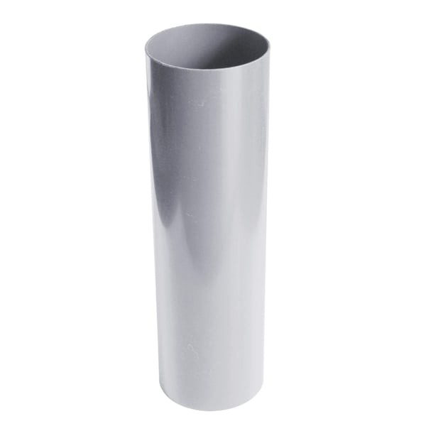 Grijze PVC regenpijp van Plastmo