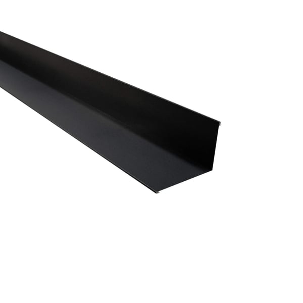 Wandafwerking van staal, 0,50 mm, mat polyester gecoat in RAL 7024, hoofdweergave