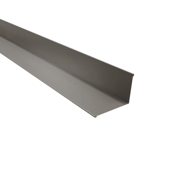 Muuraansluiting | 16 x 11,5 cm | 95° | Aluminium 0,70 mm | 25 µm Polyester | 9007 - Grijs aluminiumkleurig