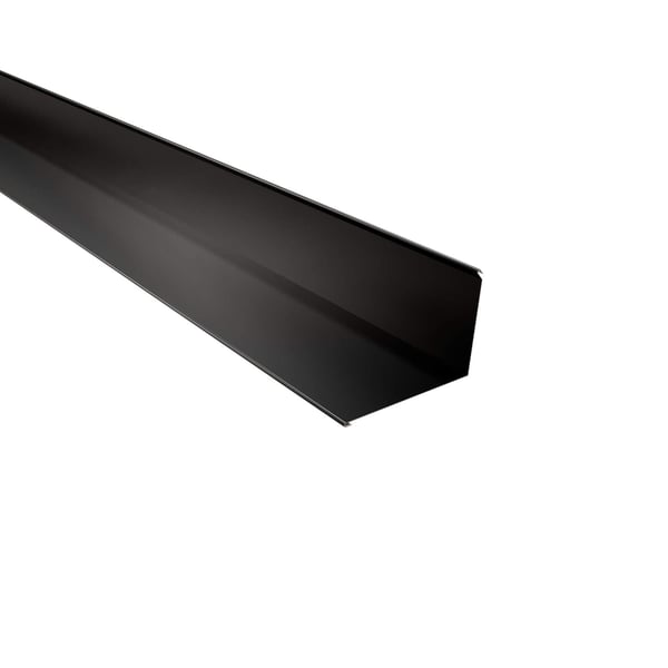 Wandafwerking Gitzwart RAL 9005 staal 0,50 mm, hoofdaanzicht