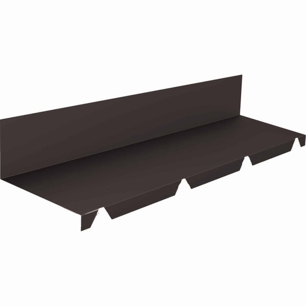 Wandaansluiting staalplaat RAL 8019, 0,50 mm, hoofdweergave