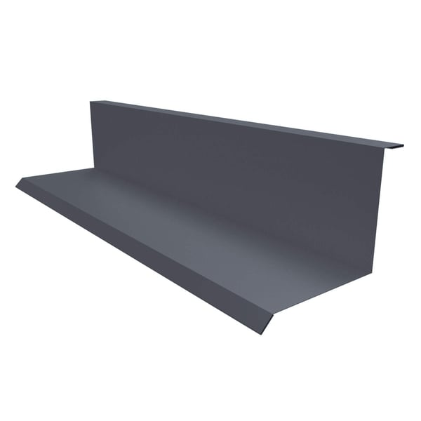 Wandafwerking Type 1 van staal, 0,50 mm, grafietgrijs RAL 7024, 25 µm polyestercoating