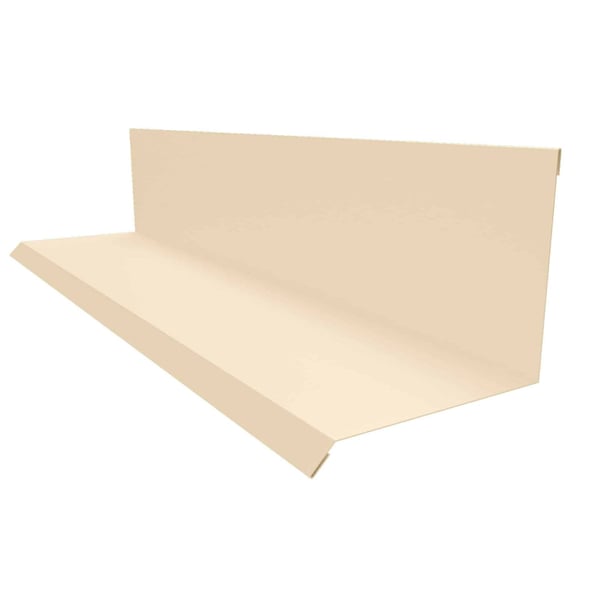 Wandafwerking Type 2 van staal, 0,50 mm, licht ivoorkleurig (RAL 1015), 25 µm polyester coating