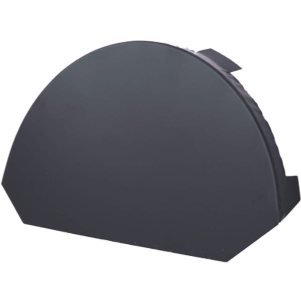 Nokvorst eindstuk groot, grafietgrijs (RAL 7024), 0,50 mm staal, 25 µm polyester coating