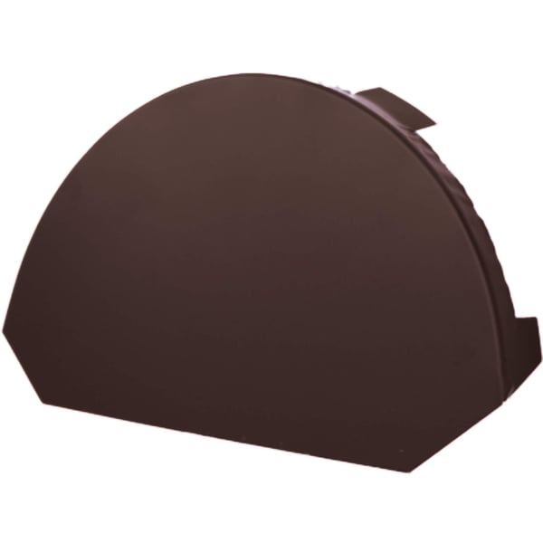 Nokvorsteindstuk groot, staal 0,50 mm, RAL 8017 Chocoladebruin, hoofdweergave