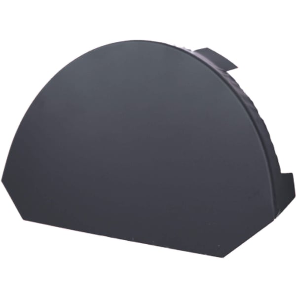 Nokvorsteindstuk klein van staal, grafietgrijs RAL 7024, 0,50 mm dikte, 25 µm polyestercoating