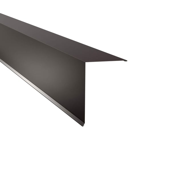 Lessenaarsdak nokafsluiting van staal, 0,75 mm, RAL 8017 Chocoladebruin, hoofdweergave