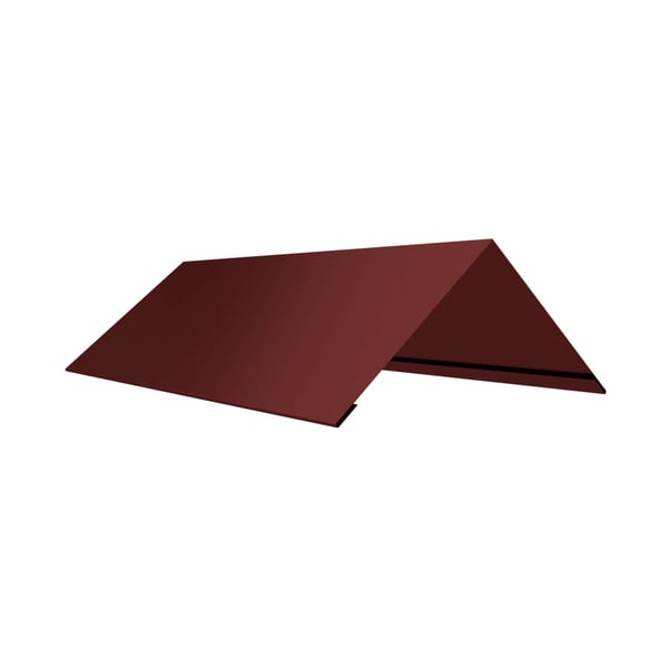 Nokstuk plat aluminium Roodbruin RAL 8012, 0,70 mm, hoofdweergave