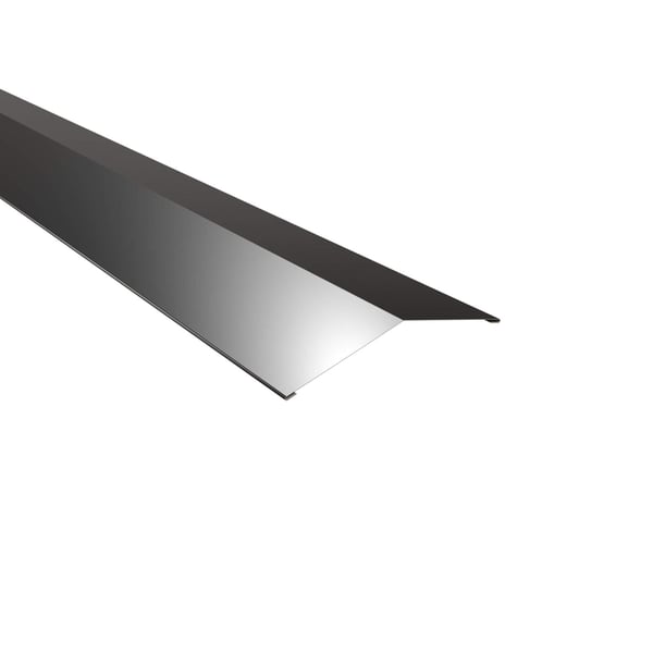 Nokvorst plat Gitzwart RAL 9005 van 0,50 mm staal, hoofdweergave