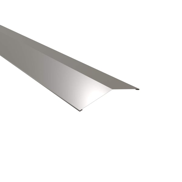 Nokstuk vlak | 14,5 x 14,5 cm | 150° | Aluminium 0,70 mm | 25 µm Polyester | 9007 - Grijs aluminiumkleurig