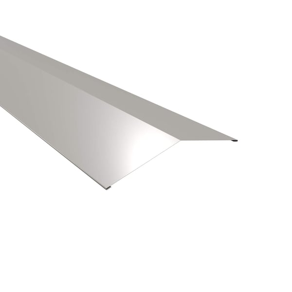 Nokvorst vlak, 19,8 x 19,8 cm, 150°, lichtgrijs RAL 7035, 0,50 mm staal, 25 µm polyester