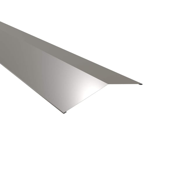 Nokvorst plat, grijs aluminiumkleurig, 0,50 mm staal met 25 µm polyestercoating, hoofdweergave