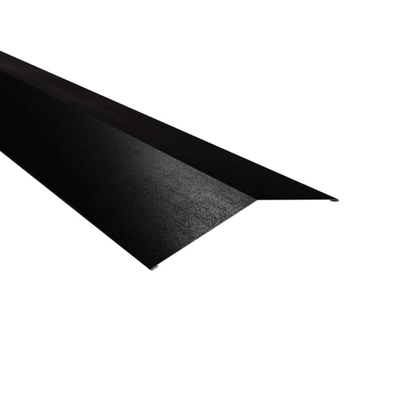 Nokvorst plat, staal 0,50 mm, zwart matpolyester, hoofdweergave